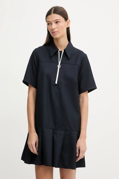 Marc O'Polo sukienka kolor granatowy mini rozkloszowana 5000007594 - zdjęcie produktu nr 1