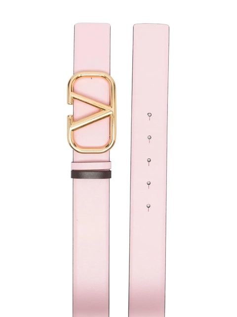 Valentino Garavani VLogo Signature reversible belt - Pink - zdjęcie produktu nr 1