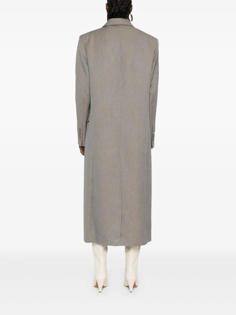 The Frankie Shop double-breasted peak-lapel coat - Grey - zdjęcie produktu nr 2
