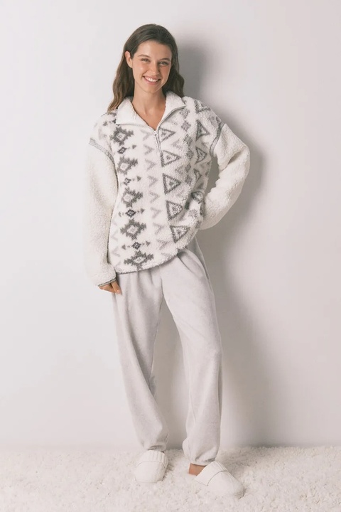 women'secret piżama damska kolor szary 3132174 - zdjęcie produktu nr 1