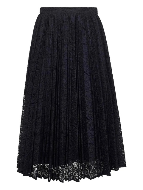 Max Mara Leandro pleated midi skirt - Blue - zdjęcie produktu nr 2
