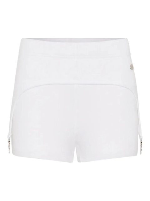 Jean Paul Gaultier ribbed garter cotton shorts - White - zdjęcie produktu nr 1