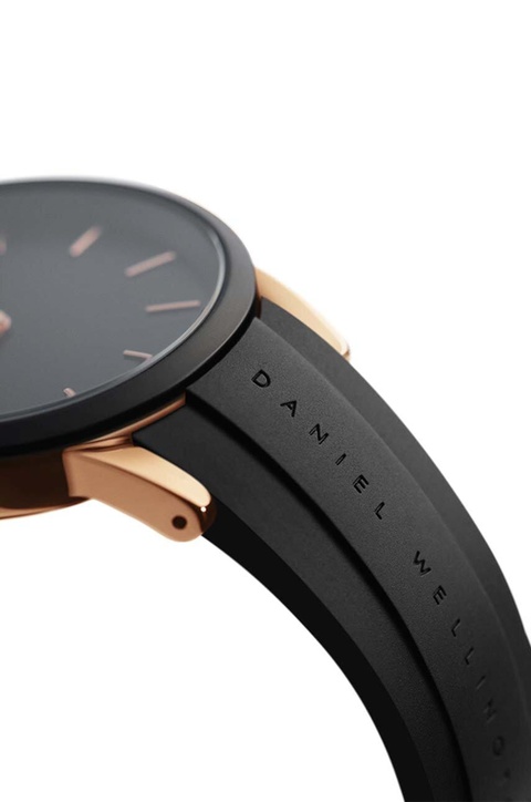Daniel Wellington zegarek DW00100425 damski kolor czarny - zdjęcie produktu nr 2