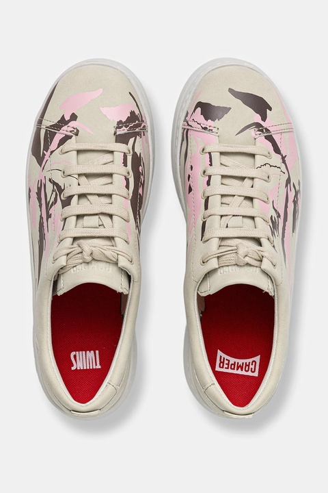 Camper sneakersy skórzane TWS kolor beżowy K200645-099 - zdjęcie produktu nr 2