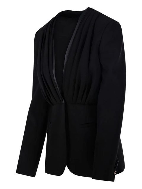 Max Mara draped blazer - Black - zdjęcie produktu nr 2