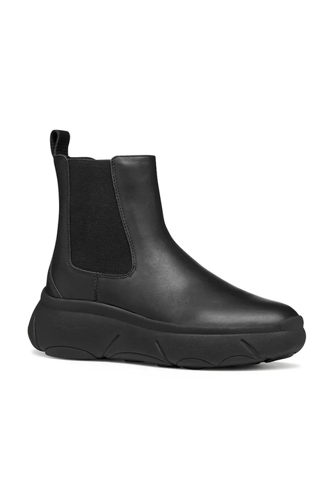 Geox sztyblety skórzane D NEBULA 2.0 X damskie kolor czarny na platformie D56NHB 00085 C9999 - zdjęcie produktu nr 1
