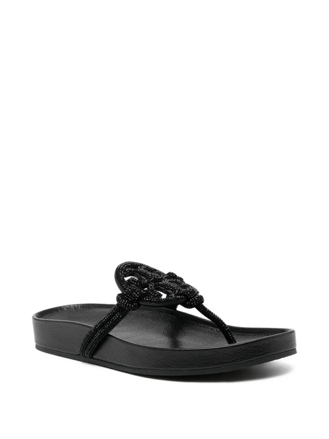 Tory Burch embellished sandals - Black - zdjęcie produktu nr 2