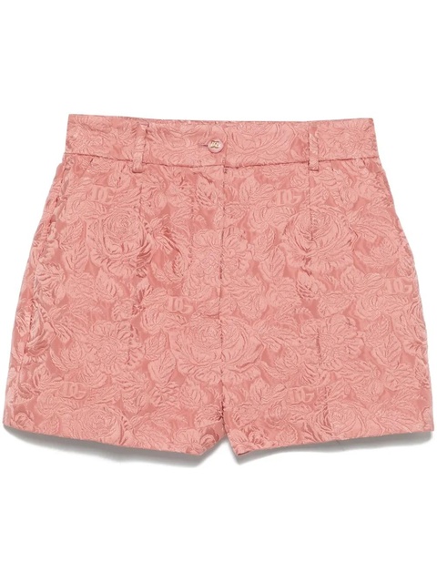 Dolce & Gabbana cloqué-effect shorts - Pink - zdjęcie produktu nr 1