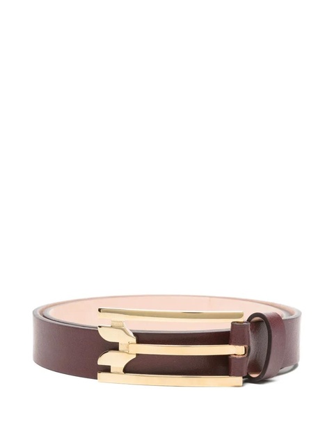 Victoria Beckham buckle-detail leather belt - Red - zdjęcie produktu nr 1