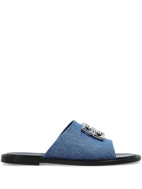 Givenchy 4G Liquid slides - Blue - zdjęcie produktu nr 1