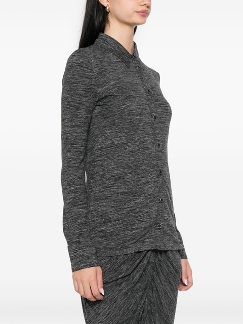 MARANT ÉTOILE Imelia polo top - Grey - zdjęcie produktu nr 2