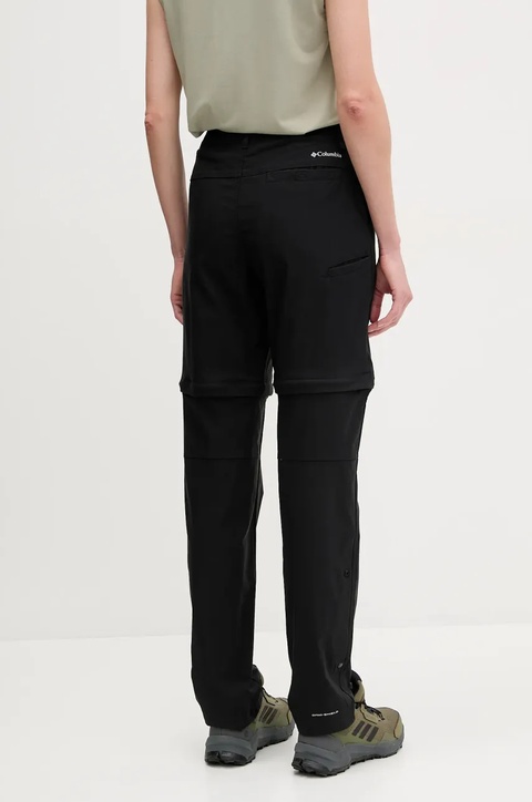 Columbia spodnie outdoorowe Leslie Falls kolor czarny 2087064 - zdjęcie produktu nr 2