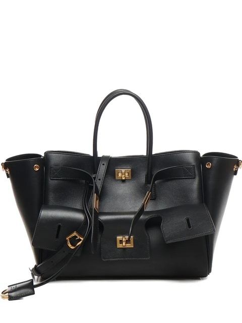 Balenciaga small Bell Air leather tote bag - Black - zdjęcie produktu nr 1