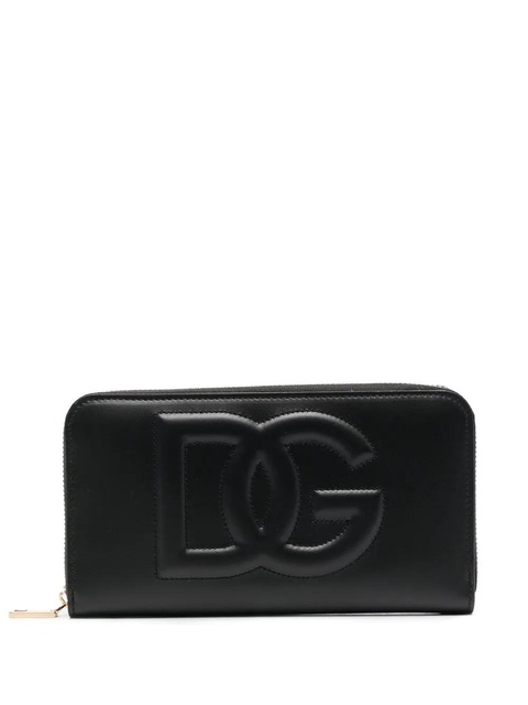Dolce & Gabbana embossed-logo wallet - Black - zdjęcie produktu nr 1