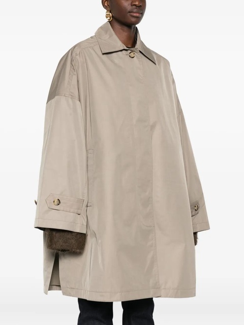 TOTEME drop-shoulder trench coat - Neutrals - zdjęcie produktu nr 1