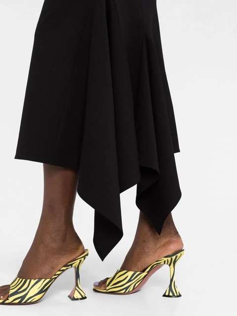 The Attico cut-out midi dress - Black - zdjęcie produktu nr 2