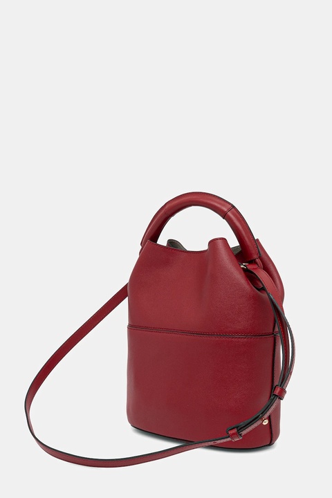 Furla torebka skórzana kolor bordowy WB01867.BX3169.4078S - zdjęcie produktu nr 2