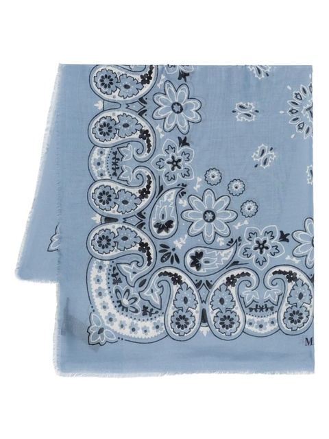Maje bandana-print scarf - Blue - zdjęcie produktu nr 1
