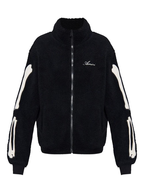 AMIRI bones-details logo-embroidered jacket - Black - zdjęcie produktu nr 2