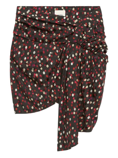 ISABEL MARANT Ovia polka-dot mini skirt - Black - zdjęcie produktu nr 1