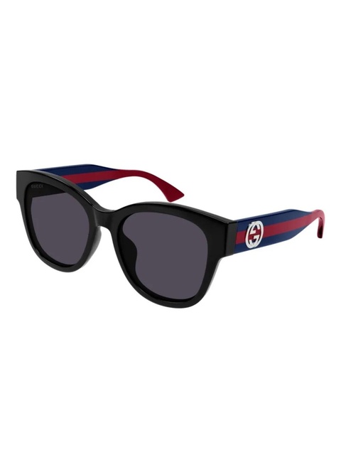 Gucci Eyewear engraved-logo sunglasses - Blue - zdjęcie produktu nr 2