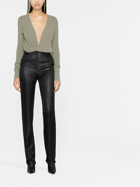 Nanushka adjustable slim-fit trousers - Black - zdjęcie produktu nr 1