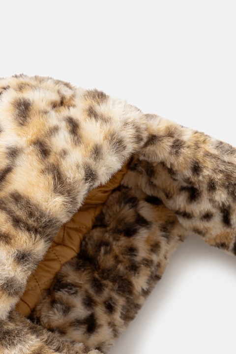 Kangol czapka LEOPARD TRAPPER kolor brązowy K4266ST.SL156 - zdjęcie produktu nr 2