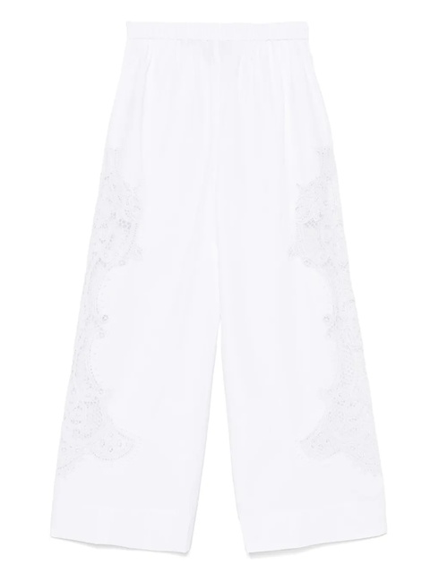 Essentiel Antwerp lace-detailed trousers - White - zdjęcie produktu nr 2