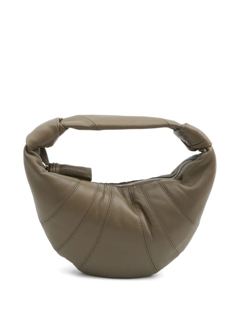LEMAIRE mini Fortune Croissant knotted panelled bag - Green - zdjęcie produktu nr 1