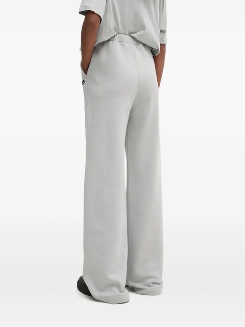 ROTATE BIRGER CHRISTENSEN logo-plaque wide-leg trousers - Grey - zdjęcie produktu nr 1