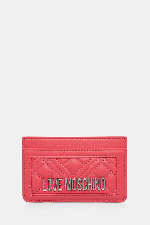 Love Moschino portfel damski kolor różowy JC5659PP0MLA0615 - zdjęcie produktu nr 2