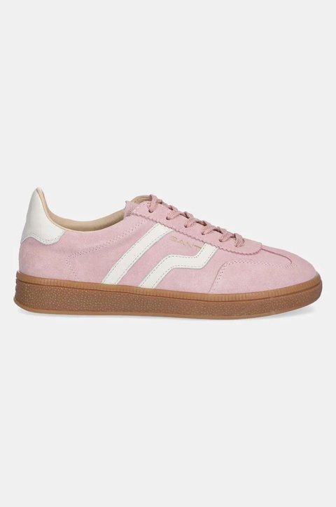 Gant sneakersy zamszowe Cuzima damskie kolor różowy 31533042 G54 - zdjęcie produktu nr 2