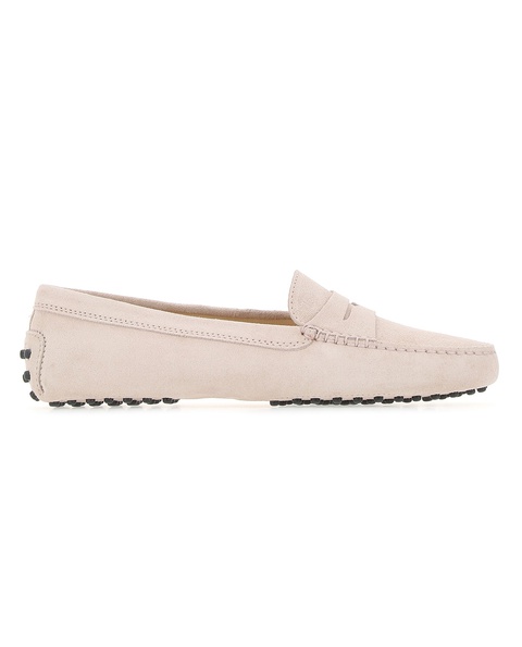 TOD'S - Różowe loafery Gommino Driving - zdjęcie produktu nr 1