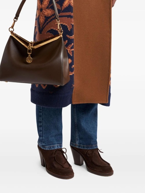 ETRO Vela leather shoulder bag - Brown - zdjęcie produktu nr 2