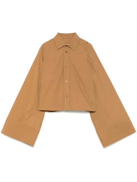 MM6 Maison Margiela cotton shirt - Brown - zdjęcie produktu nr 1