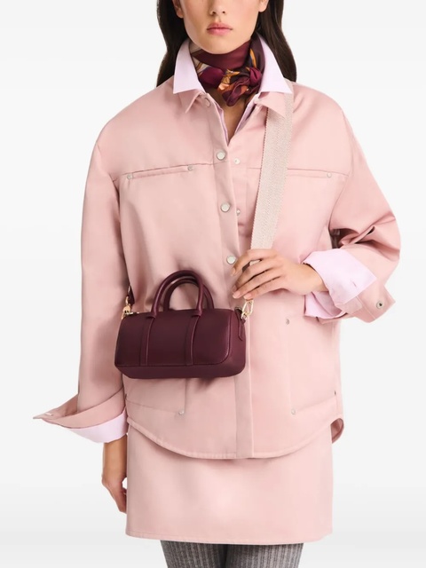Longchamp Daylong S leather tote bag - Red - zdjęcie produktu nr 1