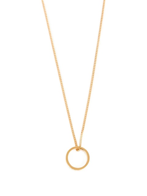MM6 Maison Margiela logo ring pendant necklace - Gold - zdjęcie produktu nr 2