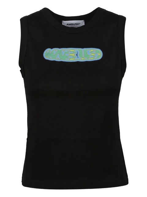 AMBUSH graphic sleeveless top - Black - zdjęcie produktu nr 1