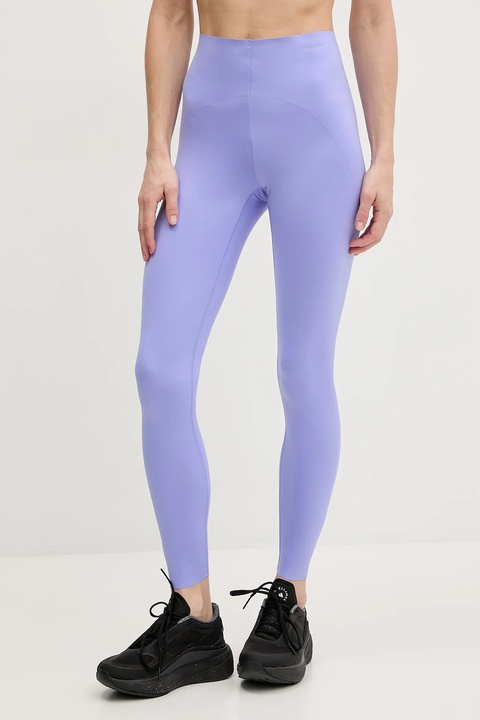 Calvin Klein Performance legginsy treningowe kolor niebieski gładkie LVGWS5L606 - zdjęcie produktu nr 1