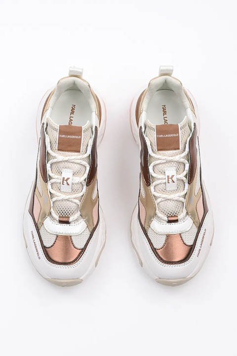 Karl Lagerfeld sneakersy BLAZE kolor złoty KL62423M - zdjęcie produktu nr 2
