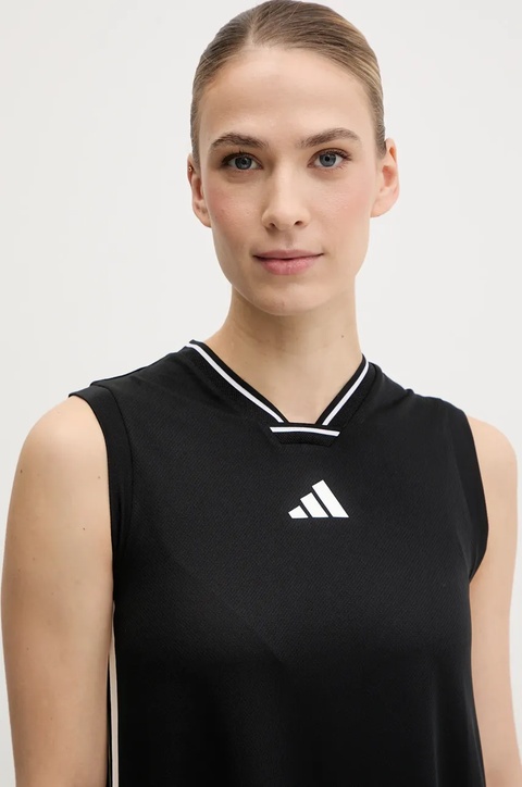 adidas sukienka Tiro kolor czarny maxi prosta JG4118 - zdjęcie produktu nr 2