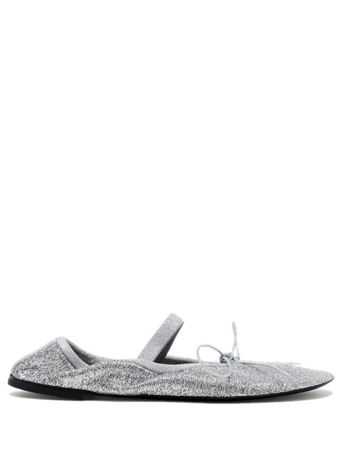 Proenza Schouler Glove glitter ballet flats - Silver - zdjęcie produktu nr 1
