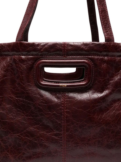 Maje leather tote bag - Red - zdjęcie produktu nr 2