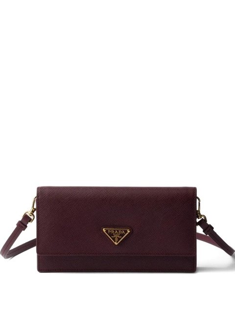 Prada leather flap wallet - Red - zdjęcie produktu nr 1
