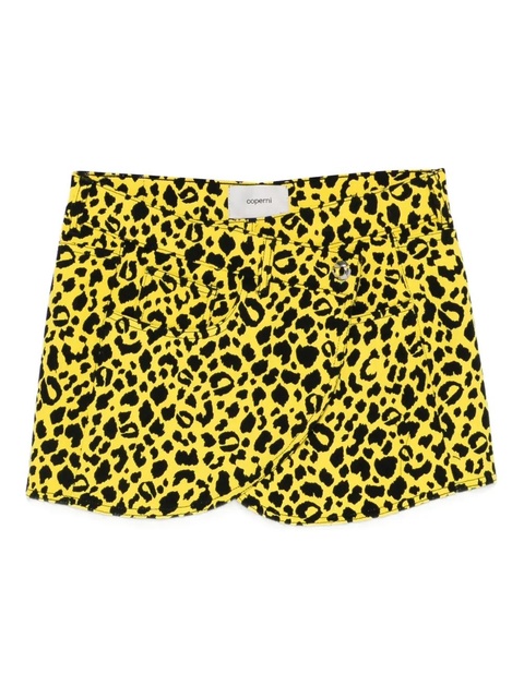 Coperni leopard-print wrap skirt - Yellow - zdjęcie produktu nr 2