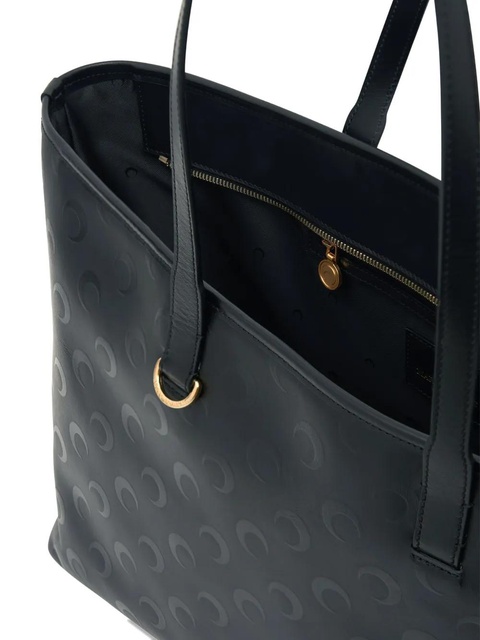 Marine Serre Moon canvas tote bag - Black - zdjęcie produktu nr 2