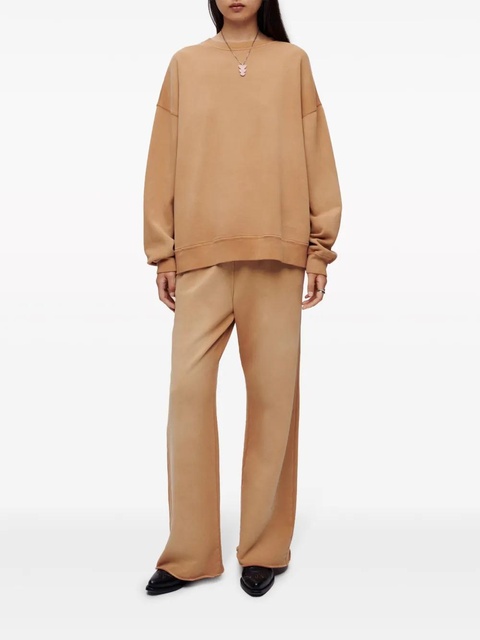 RE/DONE Hanes organic cotton fleece track pants - Brown - zdjęcie produktu nr 2