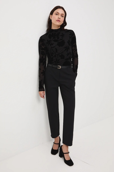 Medicine spodnie damskie kolor czarny - zdjęcie produktu nr 2