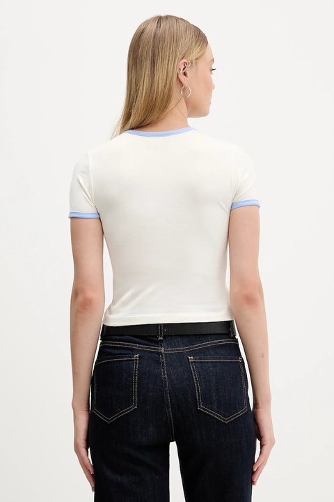 Guess Jeans t-shirt damski kolor beżowy W5BI17 J1314 - zdjęcie produktu nr 2