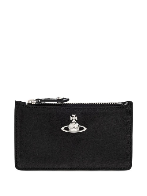 Vivienne Westwood Orb-plaque card holder - Black - zdjęcie produktu nr 1